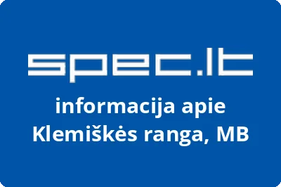 Klemiškės ranga, MB | spec.lt