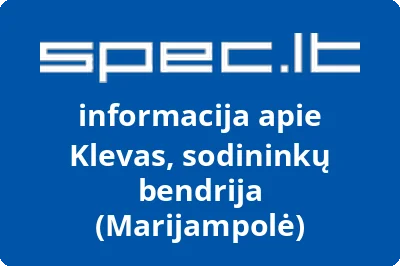 Klevas, sodininkų bendrija (Marijampolė)