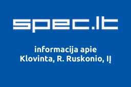 Klovinta, R. Ruskonio, IĮ | spec.lt