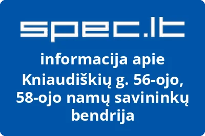 Kniaudiškių g. 56ojo, 58ojo namų savininkų bendrija