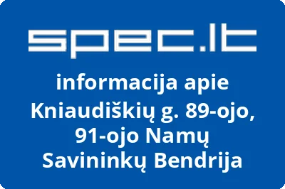 Kniaudiškių g. 89-ojo, 91-ojo Namų Savininkų Bendrija