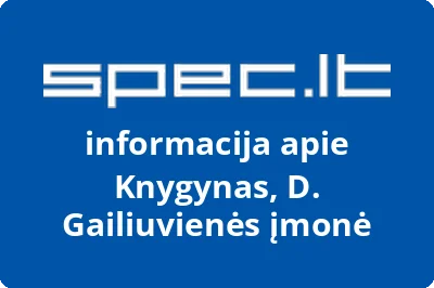 Knygynas, D. Gailiuvienės įmonė