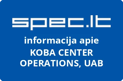 KOBA CENTER OPERATIONS, UAB