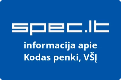 Kodas penki, VŠĮ | spec.lt