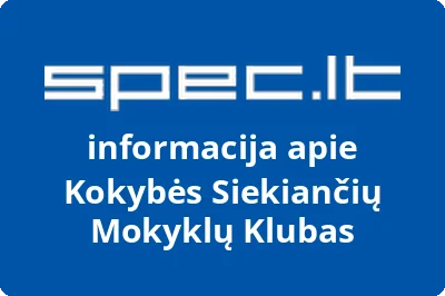 Kokybės Siekiančių Mokyklų Klubas | spec.lt