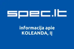KOLEANDA, IĮ | spec.lt