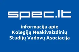 Kolegijų Neakivaizdinių Studijų Vadovų Asociacija | spec.lt