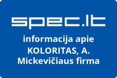 KOLORITAS, A. Mickevičiaus firma