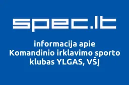 Komandinio irklavimo sporto klubas YLGAS, VŠĮ | spec.lt