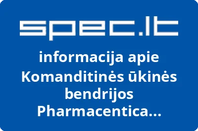 Komanditinės ūkinės bendrijos Pharmacentica Lituanica ex Noreika filialas Palangoje | spec.lt