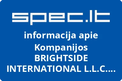 Kompanijos BRIGHTSIDE INTERNATIONAL L.L.C. atstovybė
