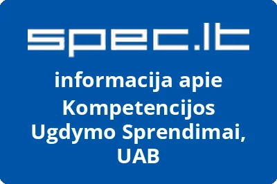 KOMPETENCIJOS UGDYMO SPRENDIMAI, UAB