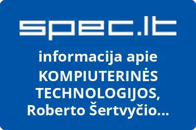 KOMPIUTERINĖS TECHNOLOGIJOS, Roberto Šertvyčio programavimo firma