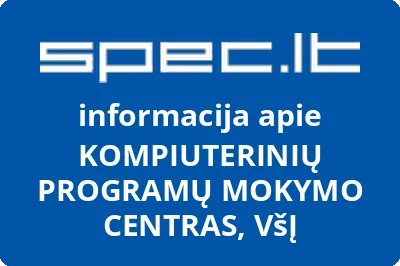 Kompiuterinių programų mokymo centras, MB