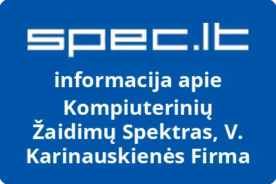 Kompiuterinių Žaidimų Spektras, V. Karinauskienės Firma
