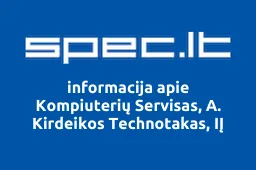 Kompiuterių Servisas, A. Kirdeikos Technotakas, IĮ | spec.lt
