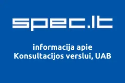 Konsultacijos verslui, UAB | spec.lt