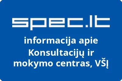 Konsultacijų ir mokymo centras, VŠĮ