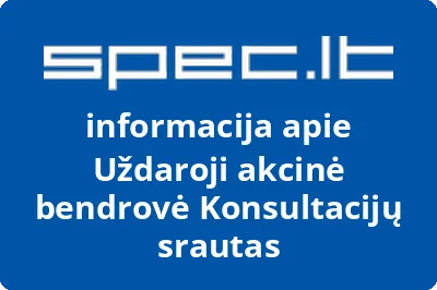 Konsultacijų srautas, UAB