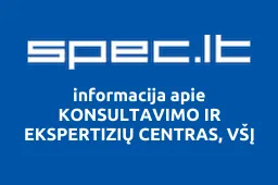 KONSULTAVIMO IR EKSPERTIZIŲ CENTRAS, VŠĮ | spec.lt