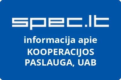 KOOPERACIJOS PASLAUGA, UAB