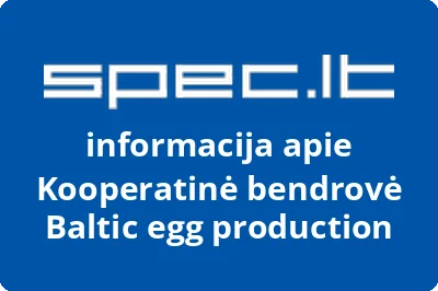 Baltic egg production, UAB