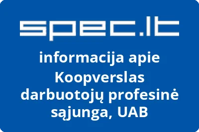 Koopverslas darbuotojų profesinė sąjunga, UAB