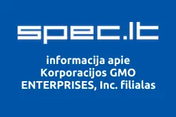 Korporacijos GMO ENTERPRISES, Inc. filialas iliustracija