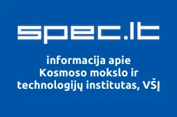 Kosmoso mokslo ir technologijų institutas, VŠĮ iliustracija