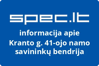 Kranto g. 41ojo namo savininkų bendrija