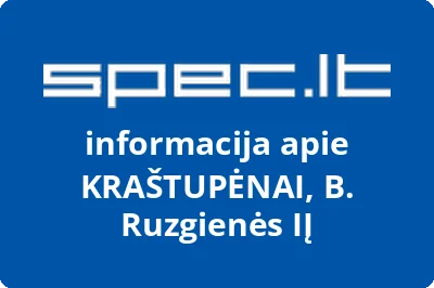 KRAŠTUPĖNAI, B. Ruzgienės, IĮ