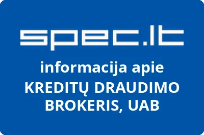 UADBB Kreditų draudimo brokeris