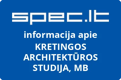 KRETINGOS ARCHITEKTŪROS STUDIJA, MB | spec.lt