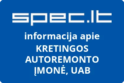 KRETINGOS AUTOREMONTO ĮMONĖ, UAB