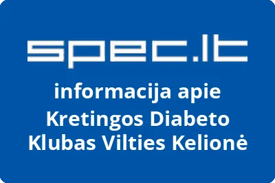 Kretingos diabeto klubas Vilties kelionė