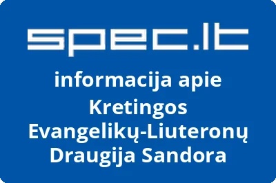 Kretingos Evangelikų-Liuteronų Draugija Sandora