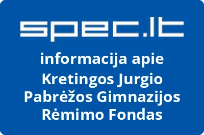 Kretingos Jurgio Pabrėžos universitetinės gimnazijos rėmimo fondas
