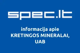 KRETINGOS MINERALAI, UAB