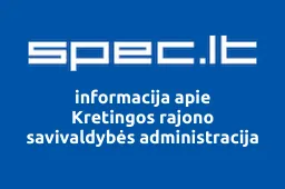 Kretingos rajono savivaldybės administracija | spec.lt