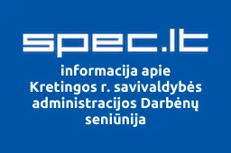 Kretingos r. savivaldybės administracijos Darbėnų seniūnija | spec.lt