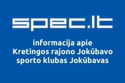 Kretingos rajono Jokūbavo sporto klubas Jokūbavas | spec.lt