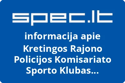 Kretingos rajono Policijos komisariato sporto klubas Granitas