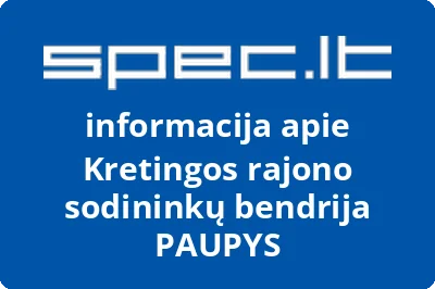 Kretingos rajono sodininkų bendrija PAUPYS