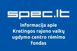 Kretingos rajono vaikų ugdymo centro rėmimo fondas