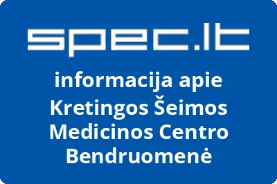 KRETINGOS ŠEIMOS MEDICINOS CENTRO BENDRUOMENĖ