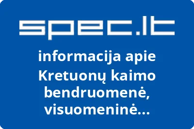 Kretuonų kaimo bendruomenė, visuomeninė organizacija