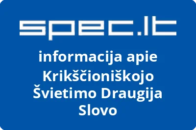 Krikščioniškojo švietimo draugija Slovo