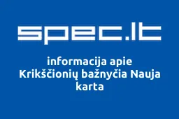 Krikščionių bažnyčia Nauja karta | spec.lt