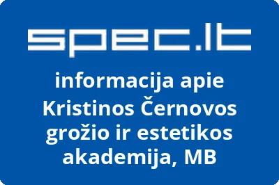 Kristinos Černovos grožio ir estetikos akademija, MB