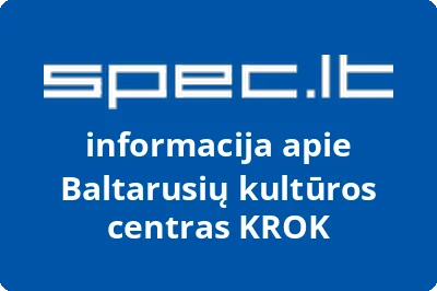 Baltarusių kultūros centras KROK